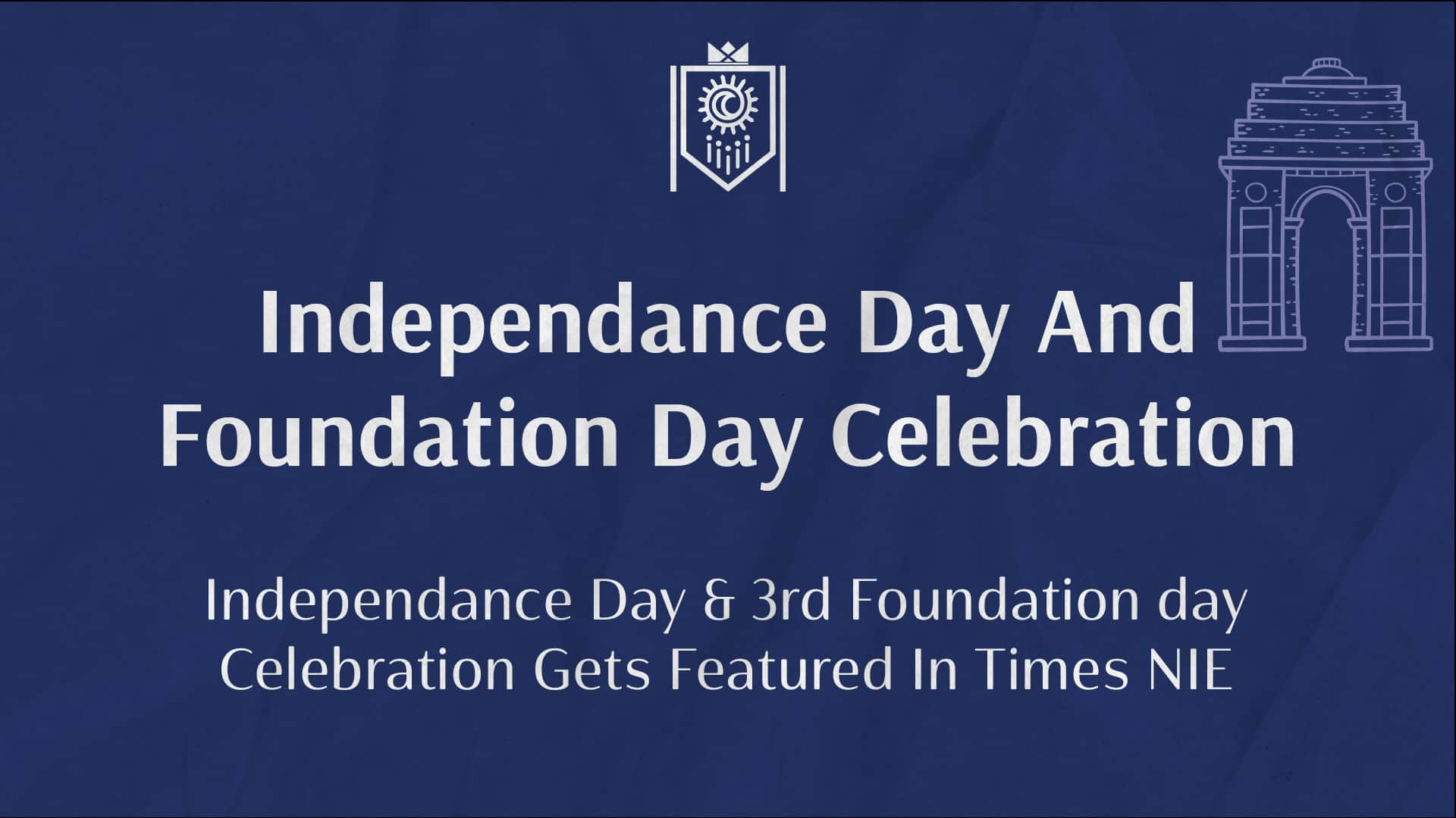 Times NIE Features Independance Day Celebration