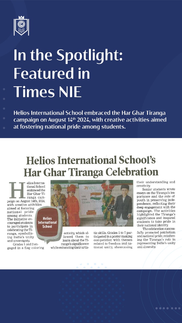 Times NIE Article - Har Ghar Tiranga Celebration